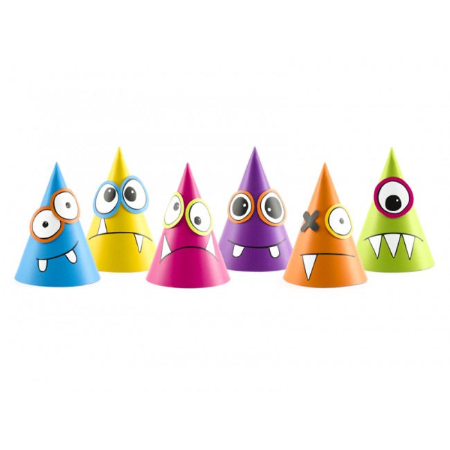 Party Deco - Party kapice Monsters